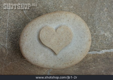 
                Stein, Herz, Herzförmig                   