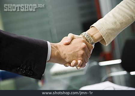 
                Kooperation, Handschlag, Begrüßung, Geschäftspartner                   