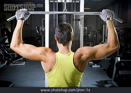 
                Muscular Build, Sport Studio, Bodybuilder                   