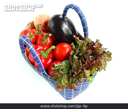
                Gesunde Ernährung, Gemüse, Korb                   