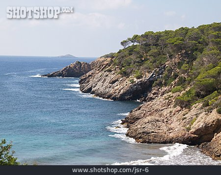 
                Felsküste, Mittelmeer, Ibiza                   