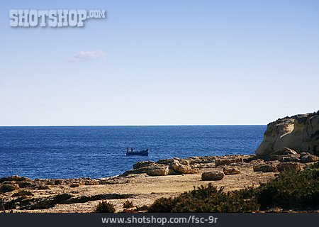 
                Küste, Mittelmeer, Malta                   