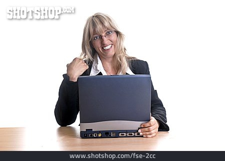 
                Laptop, Geschäftsfrau                   