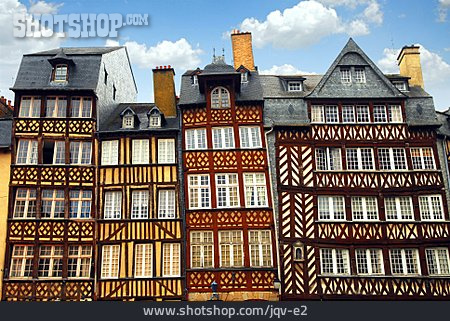 
                Altstadt, Fachwerkhaus, Rennes                   