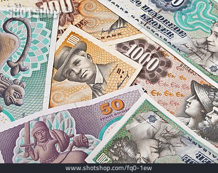 
                Geld, Schweden, Banknote, Dänemark                   