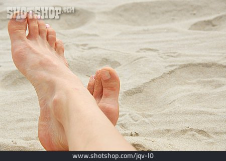
                Sand, Barfuß, Füße                   