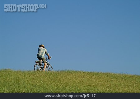 
                Sommer, Unterwegs, Fahrradfahrer                   