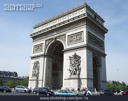 
                Triumphbogen, Paris, Place Charles De Gaulle                   