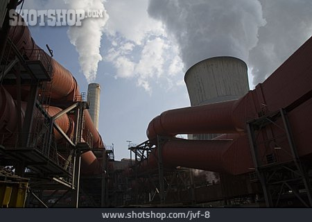 
                Industriegebäude, Umweltverschmutzung, Emission                   