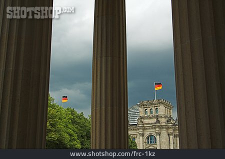 
                Gewitter, Säule, Berlin, Reichstag                   