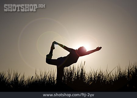 
                Balance, Yoga, Asana, Yoga-übung                   