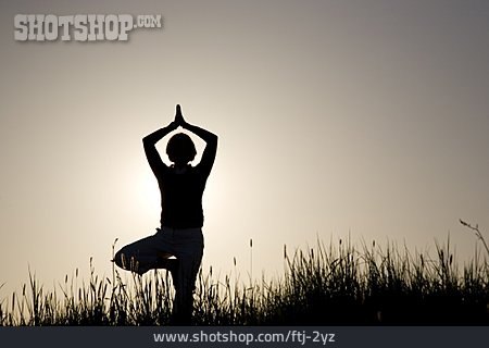
                Yoga, Asana, Vrksasana, Yoga-übung                   