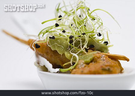 
                Asiatische Küche, Hühnchen, Zwiebel-sprossen                   