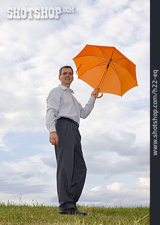 
                Regenschirm, Geschäftsmann                   