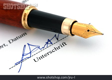 
                Unterschrift                   