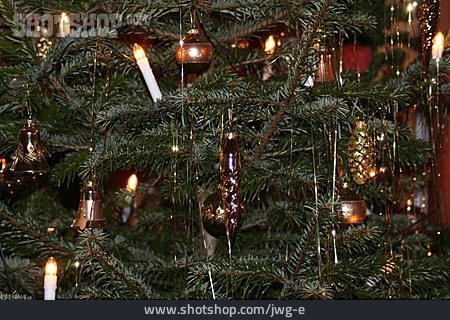 
                Lichterkette, Christbaumschmuck, Weihnachtsbaum                   