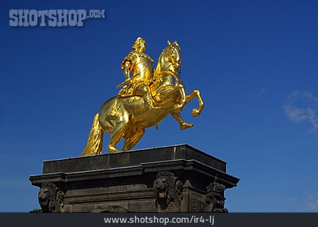 
                Dresden, Reiterdenkmal, August Der Starke                   