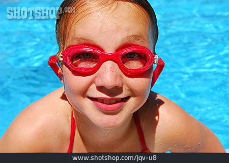 
                Girl, Swim, Swimming Pool, Resort Swimming Pool, Swimming Goggles                   