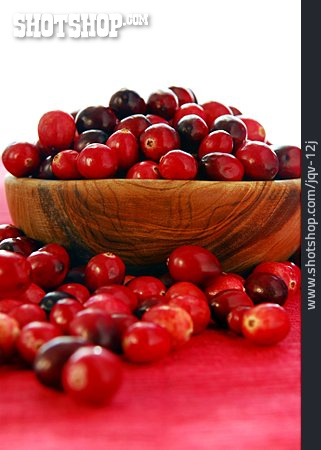 
                Beerenfrucht, Cranberry, Obstschüssel                   