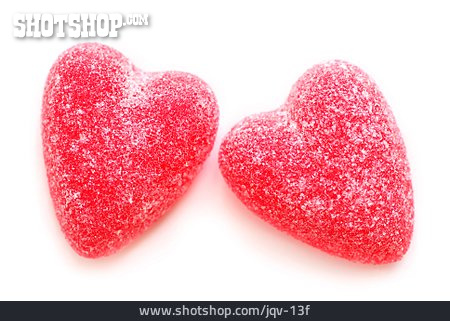 
                Couple, Heart Shaped, Fruit Jelly, Sweetened                   