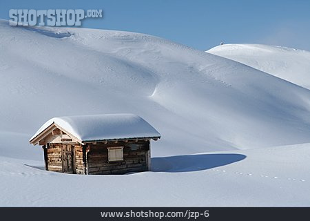 
                Schnee, Hütte, Holzhütte                   