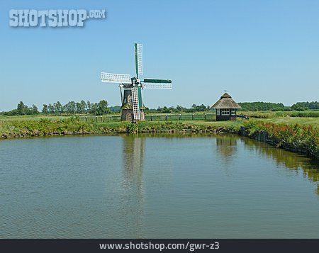 
                Windmühle, Südbrookmerland, Wasserschöpfmühle                   
