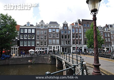 
                Brücke, Häuserzeile, Amsterdam                   