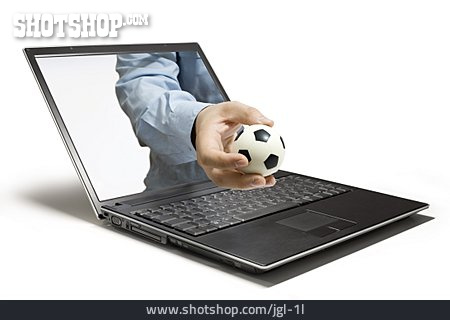 
                Fußball, Laptop, Internet, Sportwetten                   