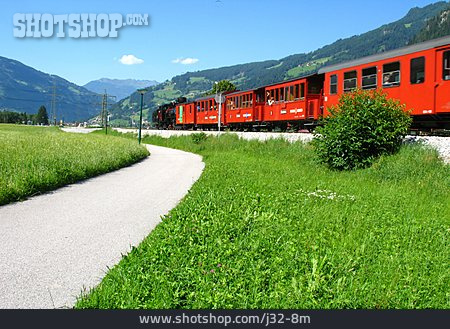
                Eisenbahn, Schmalspurbahn, Zillertalbahn                   