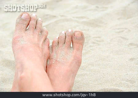 
                Strand, Sand, Fuß                   