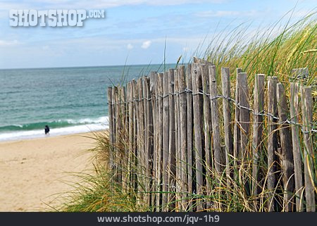 
                Wooden Fence, Dune Protection                   