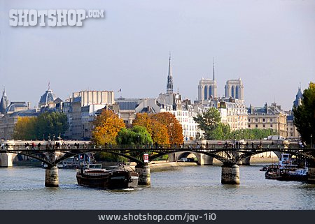 
                Paris, Seinebrücke, Pont Des Arts                   