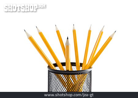 
                Bleistift, Stiftebecher                   