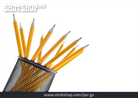 
                Bleistift, Stiftebecher                   