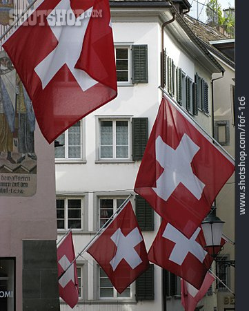 
                Schweiz, Nationalflagge, Patriotismus, Zürich                   
