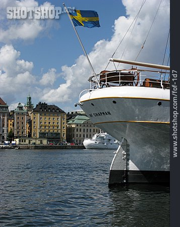 
                Schweden, Segelschiff, Stockholm                   