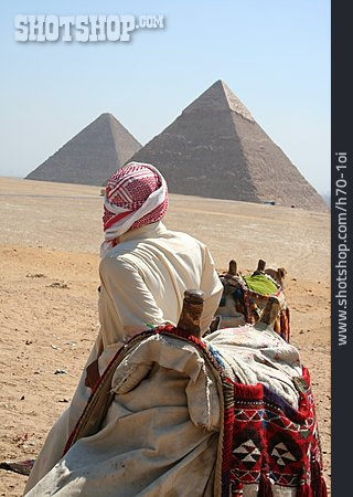 
                ägypten, Araber, Gizeh, Cheops-pyramide                   