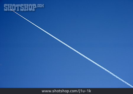 
                Flugzeug, Kondensstreifen, Diagonal                   