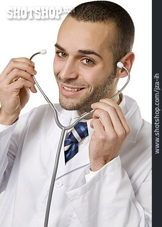 
                Arzt, Stethoskop                   