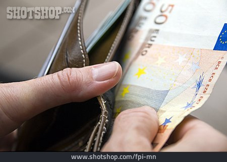 
                Hand, Banknote, Portemonnaie                   