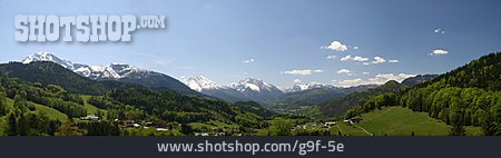 
                Alpen, Berchtesgadener Alpen, Alpenpanorama                   