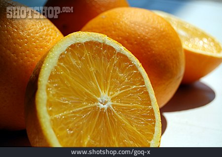 
                Fruchtfleisch, Orangenhälfte, Apfelsine                   