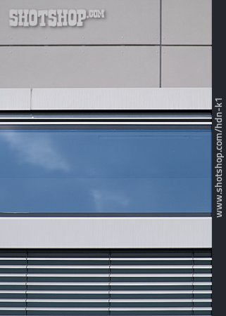 
                Detailaufnahme, Bürogebäude, Fassade                   