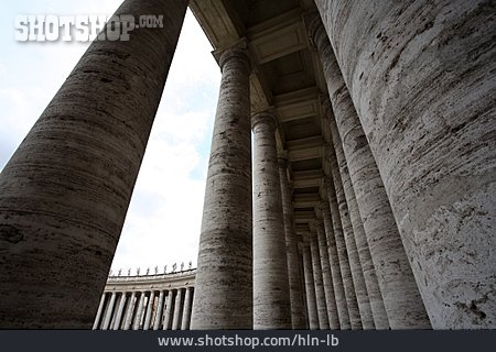 
                Säulen, Rom, Petersplatz, Kolonnade                   