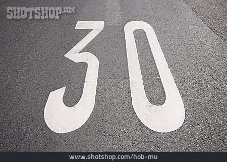 
                Straße, 30, Geschwindigkeitsbegrenzung                   