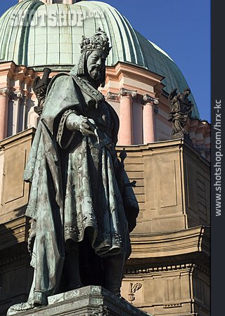 
                Statue, Prag, Karl Iv., Kaiserdenkmal                   