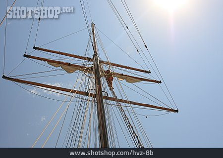 
                Mast, Segelboot, Takelage                   