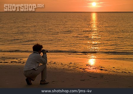 
                Sonnenuntergang, Fotograf, Fotografieren, Fokussieren                   