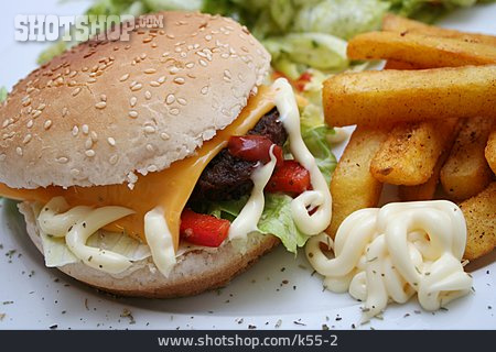 
                Fastfood, Imbiss, Cheeseburger                   