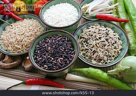 
                Asiatische Küche, Reis                   